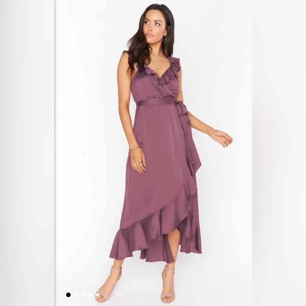 Show Me Your Mumu Samantha Ruffle Wrap Dress size Medium